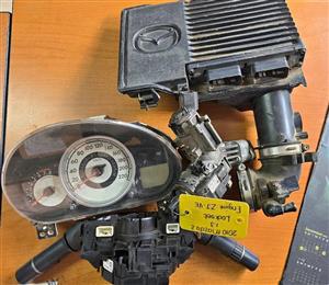 Mazda 2 1.3 Parts/ Cluster/Ignition with key/ECU/Intake/Combination Switch/Slipring