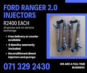 FORD RANGER 2.0 INJECTORS FOR SALE WITH WARRANTY 