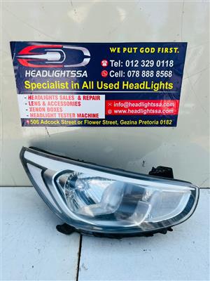 Hyundai Accent right side headlight (2014) 