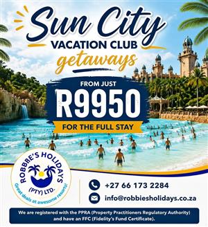 SUPER SUN CITY HOLIDAY DEALS 