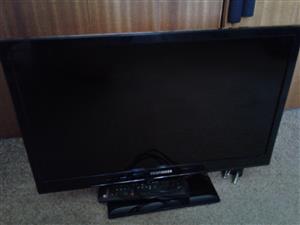 Television with integrated DVD player