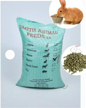 Rabbit food pellets