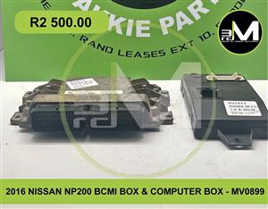 2016 NISSAN NP200 BCMI BOX & COMPUTER BOX - MV0899