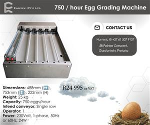 Engitek Egg grading Machines and Egg cleaner Machines