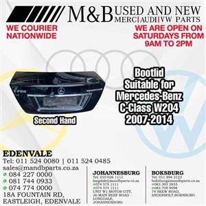 Bootlid (Second Hand) Suitable for Mercedes-Benz C-Class W  Part Number: A