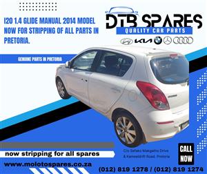 Hyundai I20 1.4 glide manual 2014 model