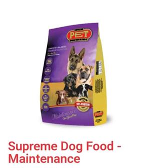 Supreme pet maintenance dog nutrition