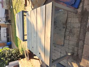 Wooden tables