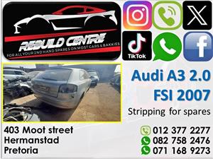 Audi A3 2.0  stripping for parts. 