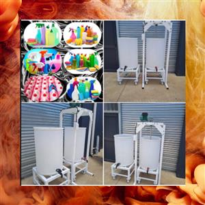 26. 200L Detergent Treasure Industrial mixer, removable base. Formulas for 40+