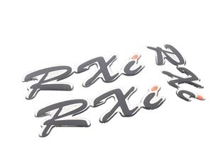 Toyota RXi 3pc Gel Dome Sticker Set