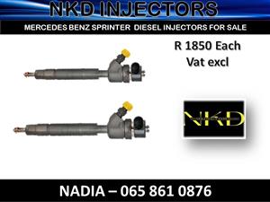 MERCEDES BENZ SPRINTER INJECTORS FOR SALE ON EXCHANGE OR RECON
