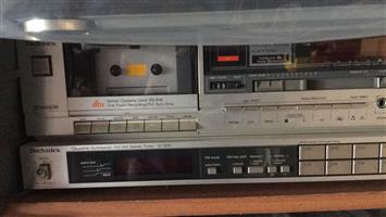 Technics FM/AM Tuner (ST-Z55) & Stereo Cassette  Deck( RS-B18) 