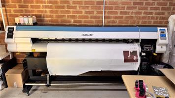 1.8m Audley Sublimation Printer (i3200-A1 Ready) + 1.8m Heat Roller