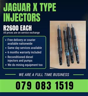 JAGUAR X TYPE INJECTORS FOR SALE WITH WARRANTY INCLUDED 