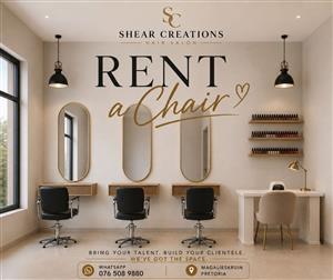 SALON RENT A CHAIR | MAGALIESKRUIN, PRETORIA