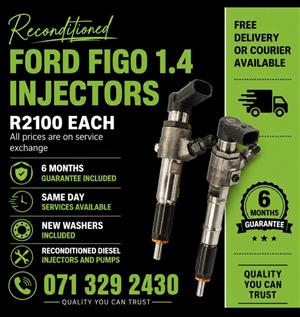 FORD FIGO 1.4 INJECTORS FOR SALE WITH WARRANTY INCLUDED 