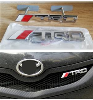 Toyota TRD badges emblems decals stickers 