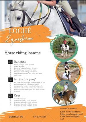 Perdry / horseriding lessons 