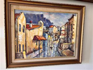 David Allen (1926-2014) oil painting large 75 cm x 60 cm