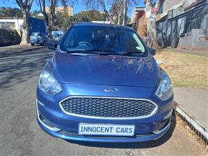 2020 FORD FIGO 1.4 PETROL ENGINE,  MANUAL, BLUE COLOR, MILEAGE 