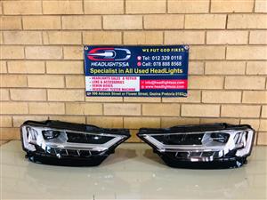 Audi A8/R8/D5 left and right side Matrix xenon headlights (2018-2021)