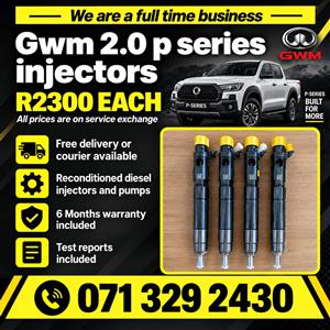 GWM 2.0 P SERIES INJECTORS FOR SALE WITH WARRANTY 