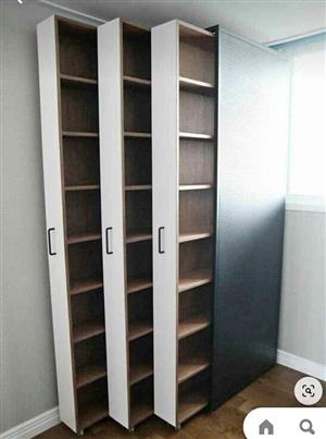 Pull out  shoe rack on wardrobe