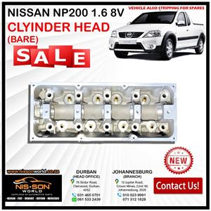 NISSAN NP200 1.6 8V CYLINDER HEAD