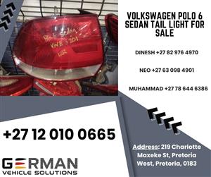 volkswagen polo 6 sedan tail light for sale 