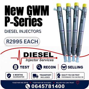 Brand new GWM P-series diesel injectors for sale