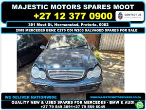 2005 Mercedes Benz C270 CDI W203 salvaged spares and parts for sale