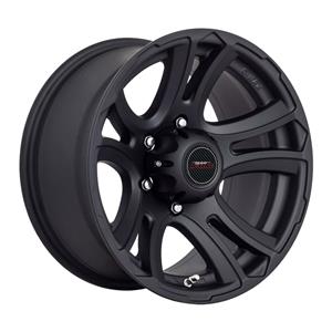 17″ A-Line Rebel 6/139 Satin black alloy Wheels