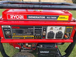 7kva Ryobi generator