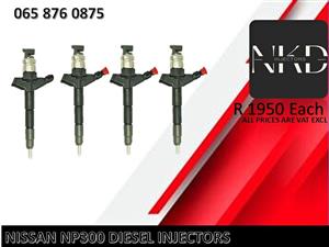 NISSAN NP300 DIESEL INJECTORS FOR SALE OR RECON WITH WARRANTY