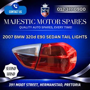 2007 BMW 320d E90 Sedan Tail Lights – Used | For Sale 