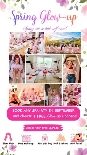Teepee Pamper Pop-Up Spa-rties - Spring Special
