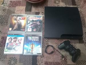Playstation PS3 with 29 games loaded in.