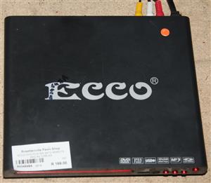 S034548A Ecco dvd player with remote and av cables #Rosettenvillepawnshop