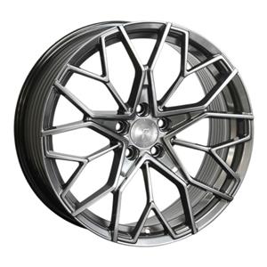 21″ Flowtec F123-F3K02 5/112 & 5/114 Brush Finish Titanium Alloy Wheels
