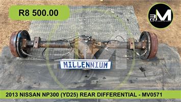 2013 NISSAN NP300 (YD25) REAR DIFFERENTIAL - MV0571