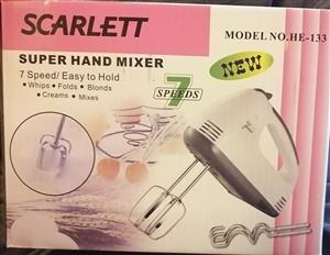 Super Scarlet hand mixer