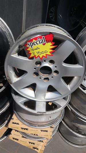 BMW RIMS/WHEELS 16INCH 5X120