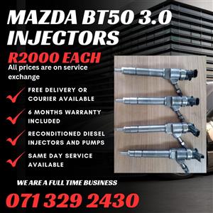 MAZDA BT50 3.0 INJECTORS FOR SALE WITH WARRANTY 