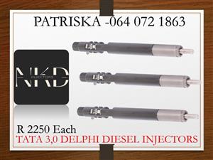 TATA 3,0 DELPHI DIESEL INJECTORS FOR SALE OR TO RECON