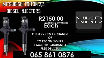 Mitsubishi 2.5 diesel injectors for sale on exchange or recon.
