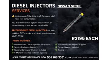 NP200 NISSAN  Injectors Available Now