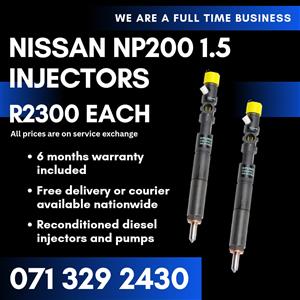 NISSAN NP200 1.5 INJECTORS FOR SALE WITH WARRANTY INCLUDED 