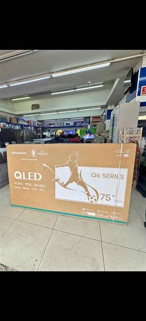 Hissense 75 inch smart Qled on special
