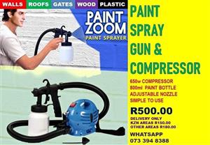 Paint Spray & Compressor